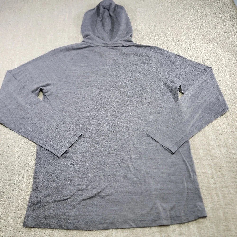 North Face‎ Hoodie Men Medium Classic Fit Lightweight Stretch Gray Athleisure